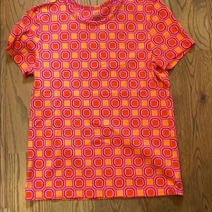 Tory Burch Short Sleeve Shirt Size M.
